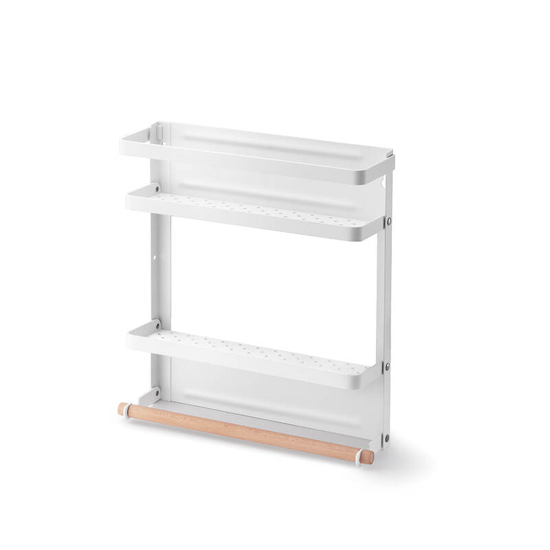 Kệ Treo Từ Tính Magnetic Side Shelf LocknLock Size M Màu Trắng - LWR156WHT, , large image number null